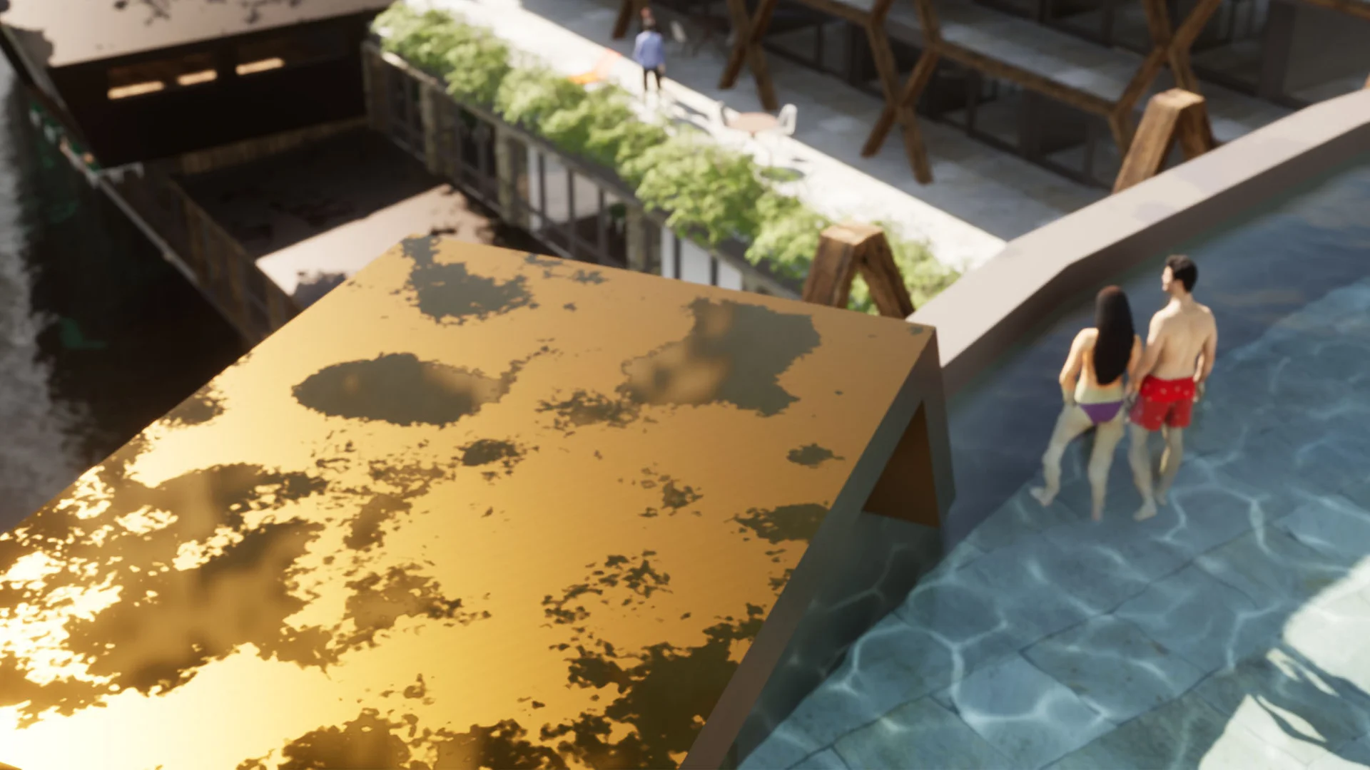 The family water world at the family hotel with a pool in South Tyrol The family water world at the family hotel with a pool in South Tyrol