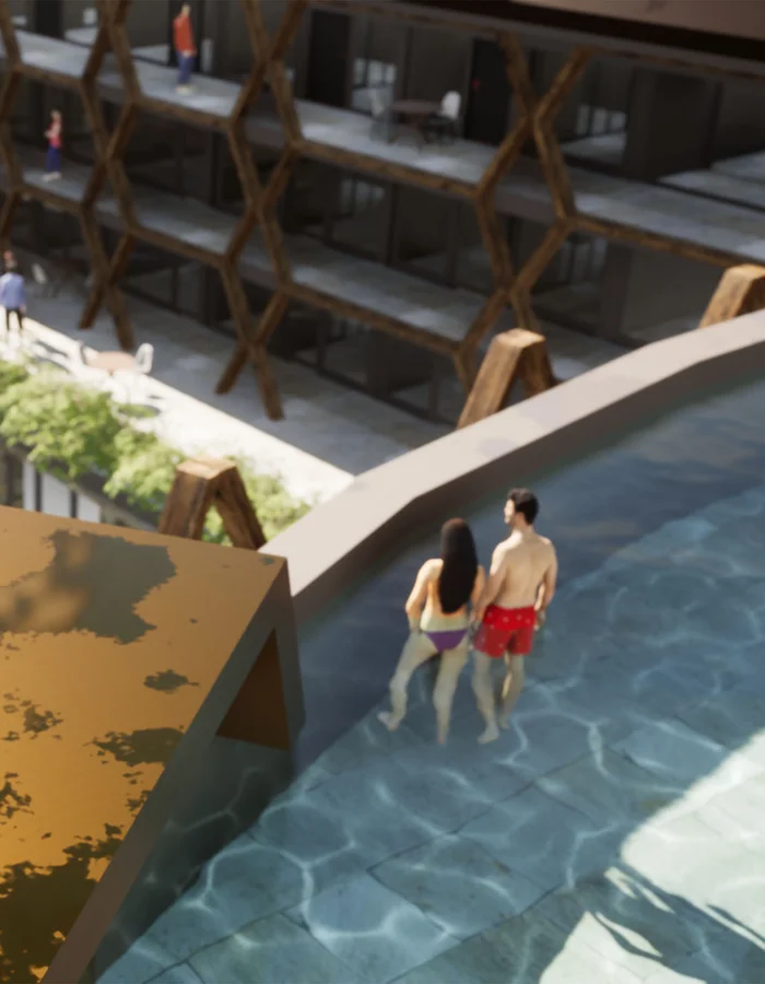 The family water world at the family hotel with a pool in South Tyrol The family water world at the family hotel with a pool in South Tyrol