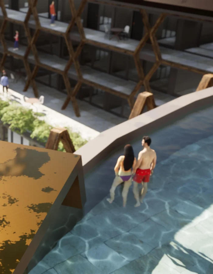 The family water world at the family hotel with a pool in South Tyrol The family water world at the family hotel with a pool in South Tyrol