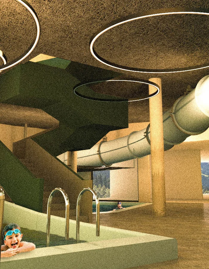 The family water world at the family hotel with a pool in South Tyrol The family water world at the family hotel with a pool in South Tyrol