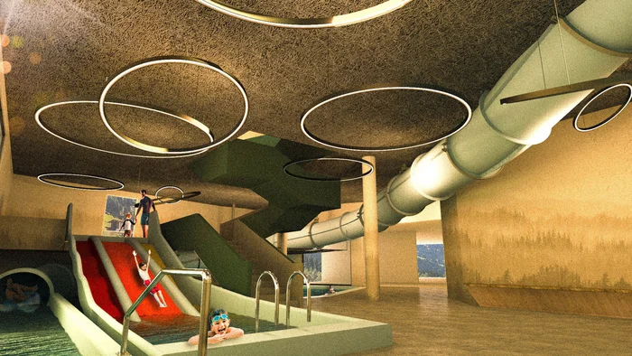 The family water world at the family hotel with a pool in South Tyrol The family water world at the family hotel with a pool in South Tyrol