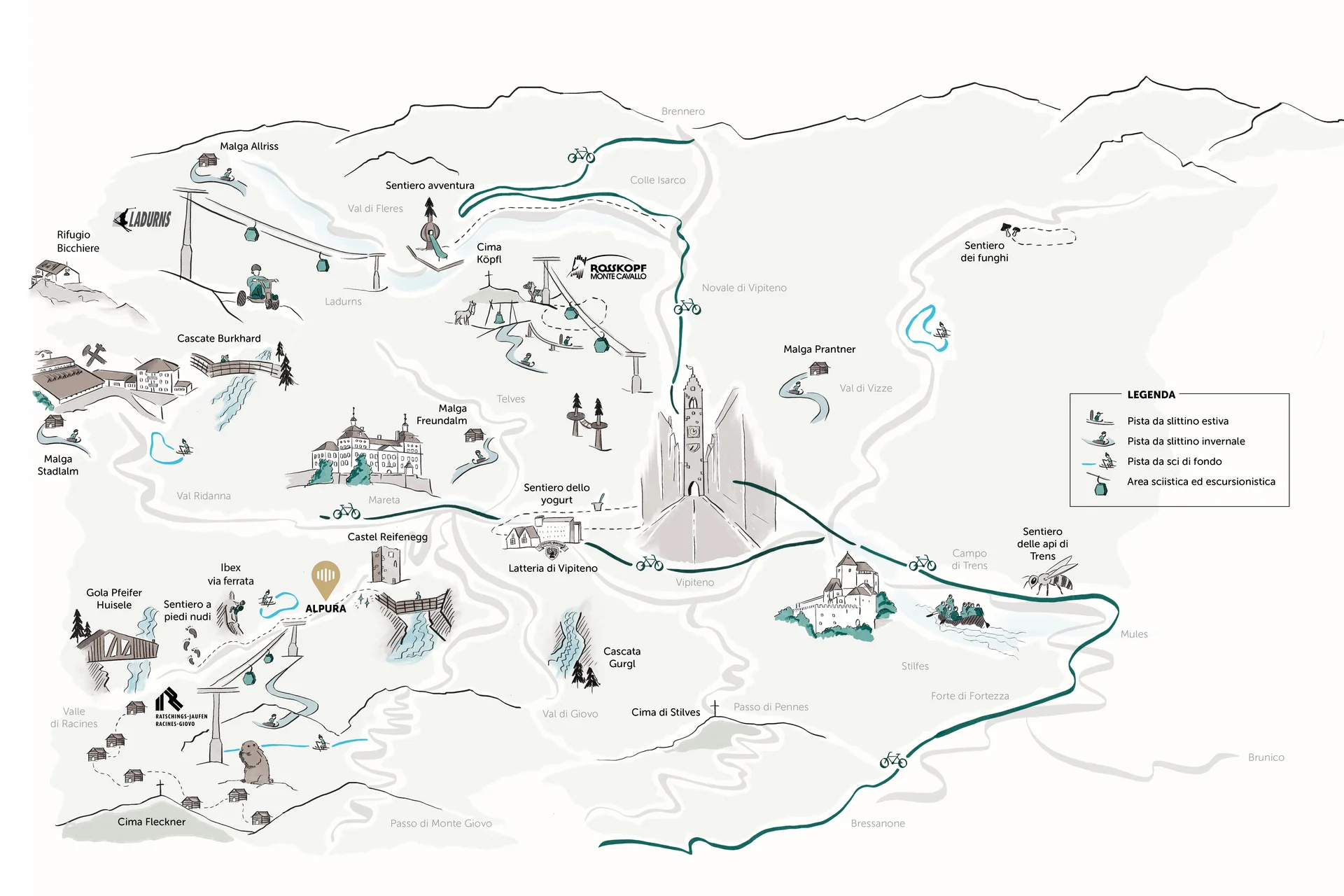 La Val Racines: un’esperienza che dura tutto l’anno.