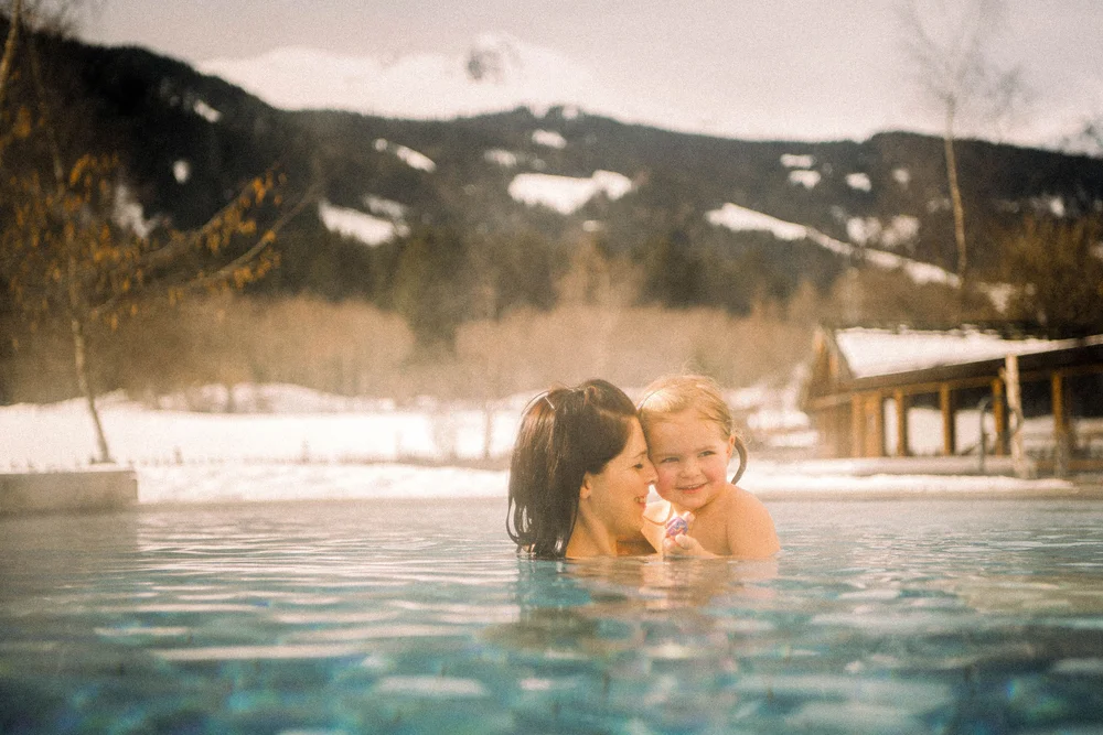 The family water world at the family hotel with a pool in South Tyrol The family water world at the family hotel with a pool in South Tyrol