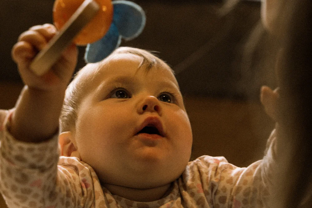 First magical moments at the baby-friendly hotel in South Tyrol